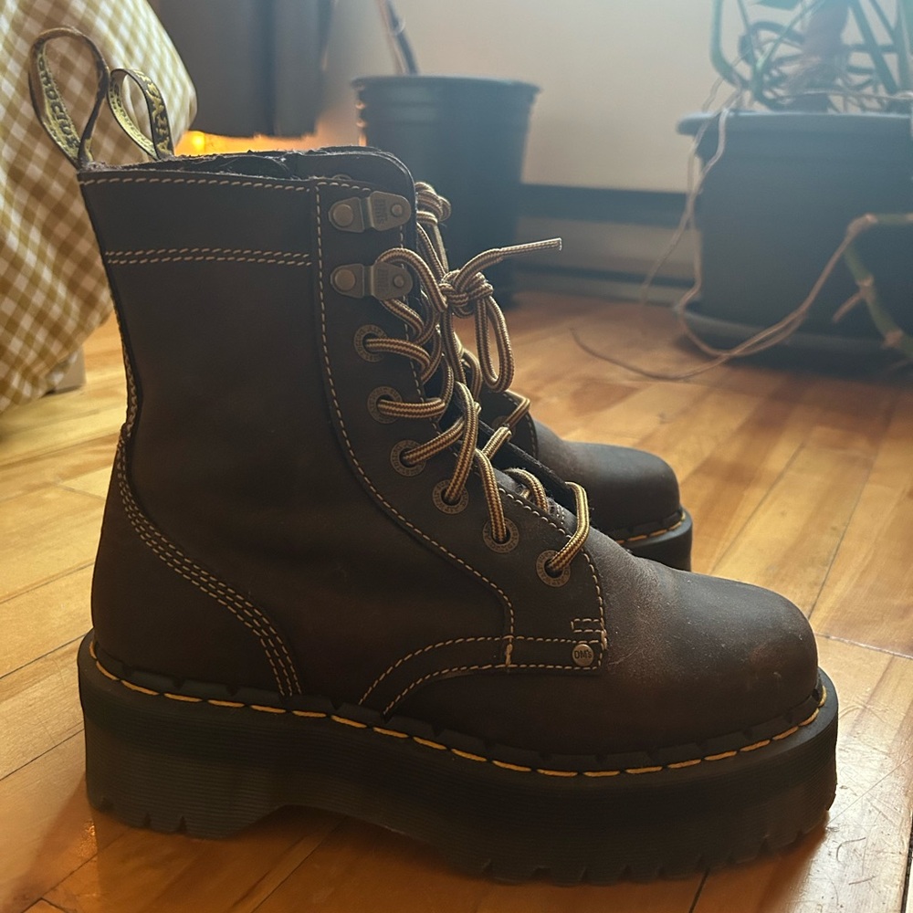 Dr Martens Jadon brown crazy horse leather